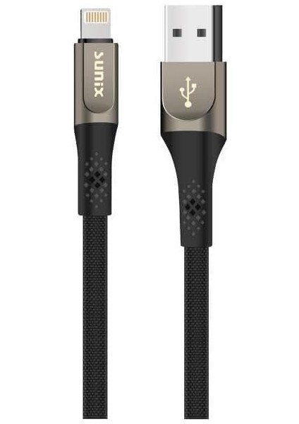 3.0A Usb-A Lightning Örgülü Secret Data ve Şarj Kablosu SC-121