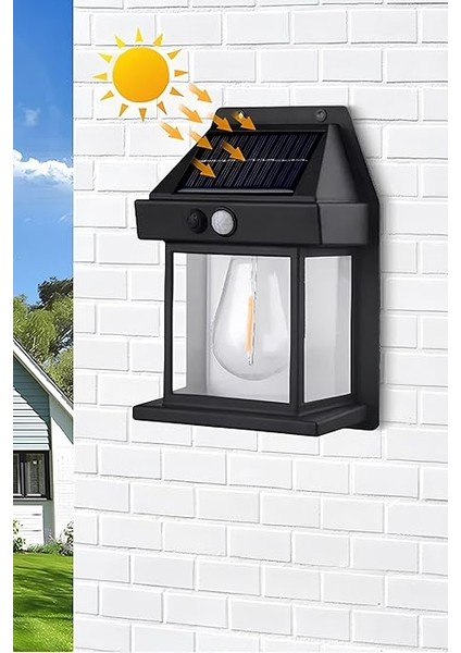 Model Yeni Suya Dayanıklı Harekete Duyarlı Güneş Enerjili Solar LED Dış Mekan Bahçe Lambası (4) indirimleri