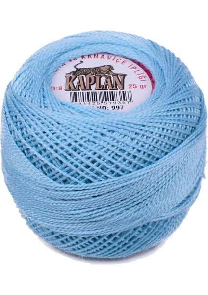 Kaplan Etamin ve Kanaviçe Ipi 8 No Kod/renk: 997 - Royaleks