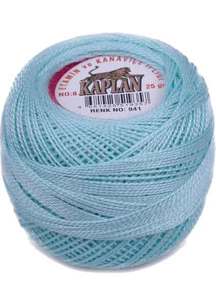 Kaplan Etamin ve Kanaviçe Ipi 8 No Kod/renk: 941 - Royaleks