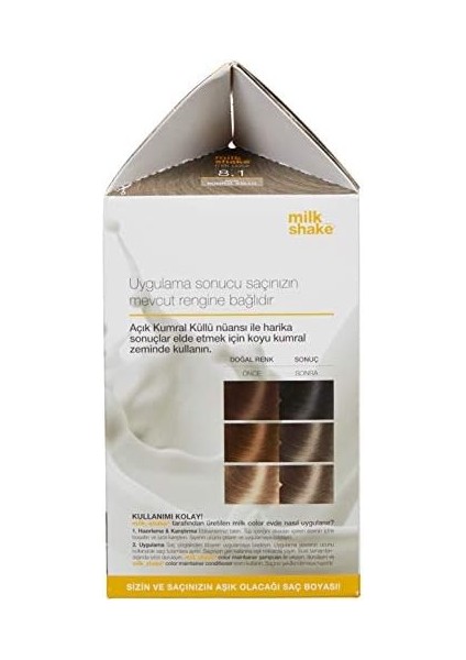 Milk Shake Milk Color Eko Kit 8.1 1 Paket(1 x 0.5 G)