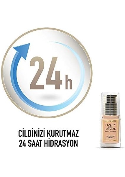 Max Factor Healthy Skin Harmony, Miracle Foundation, 30 Porcelain fiyatları