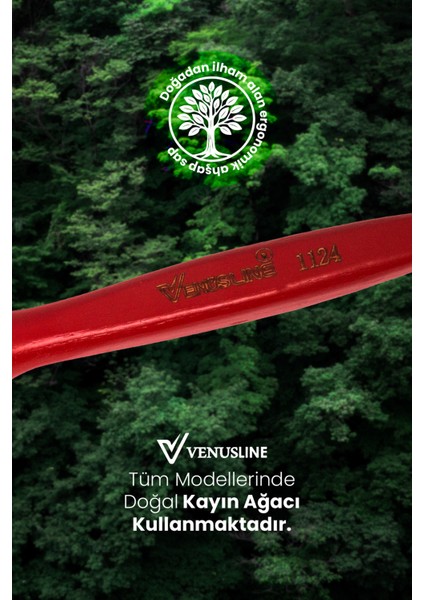 Venüsline 1124 Sert Kıllı Orta ve Uzun Boy Saçlar Için Düz ve Dalgalı Fön Fırçası indirimleri