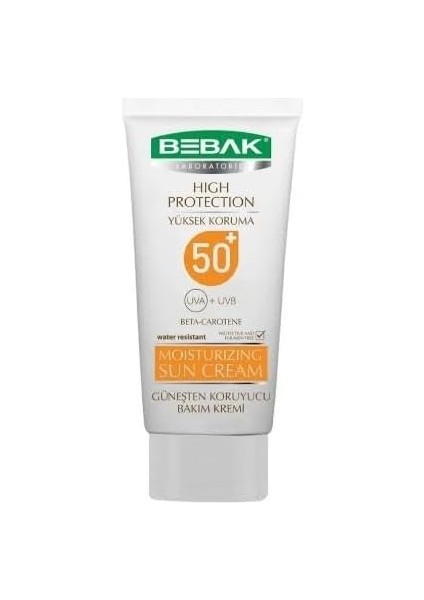 Bebak Nemlendirici Güneş Kremi 50 Spf 75 ml Tüp