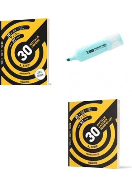 6.sınıf Matematik ve Fen Bilimleri 30 Haftalık Deneme (Yeni Müfredat)