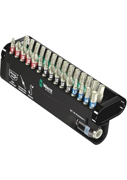 Bit-Check 30 Uç Seti, Paslanmaz 1, 30 Parça, 05071109001