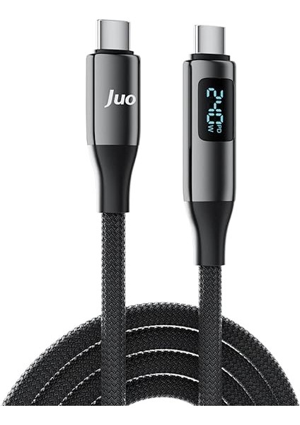 240W USB 3.1 Gen2 10GBPS E-Mark Çipli LED Display 4K 60Hz Görüntü ve Type-C Hızlı Şarj Kablosu 2 Metre indirimleri