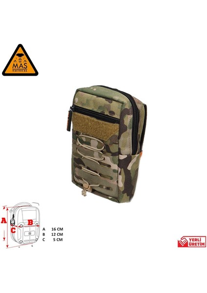 Yardımcı Cep Dikey Multicam-M MAS-101-10-30-M