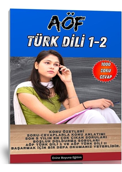 Aöf Türk Dili 1-2 Yardımcı Kitap
