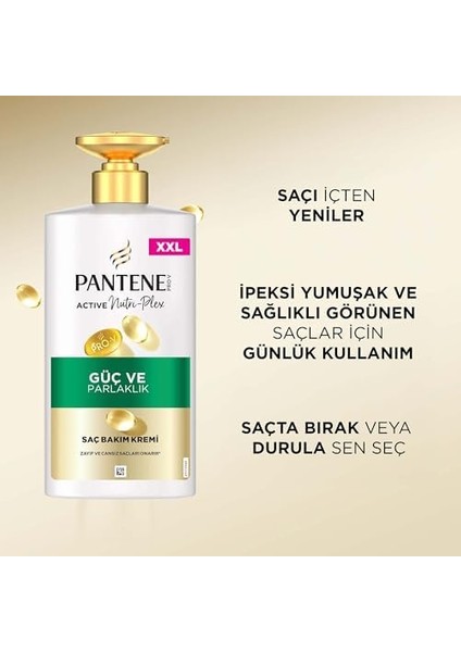 Pantene Güç ve Parlaklık Saç Kremi 500 ml