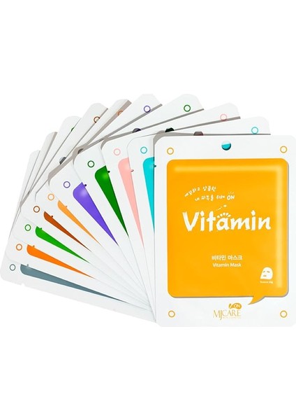 10'lu Karışık Yüz Maskesi