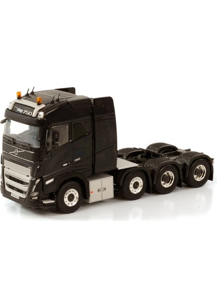 1/50 - Volvo Fh5 Globerotter Xl 750 8x4 - Siyah Tır Çekici