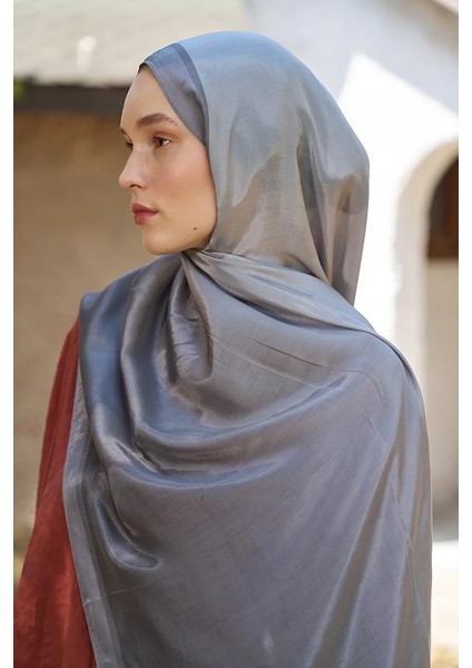 Gri Ed Scarf Inspired Degrade Desen Şal fırsatları