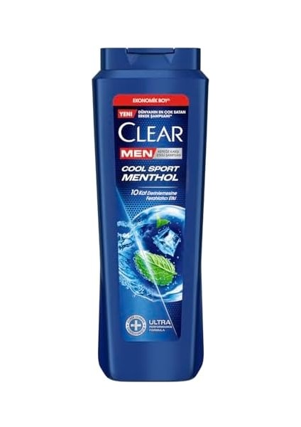 Clear Men Erkek Şampuan Cool Sport Menthol Kepeğe Karşı Etkili 600 ml fiyatları