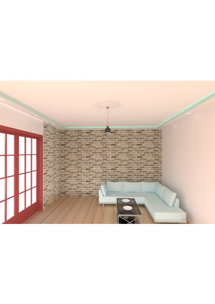 Lamba Tavan Göbeği DÜZ-4K-MODEL-16GEN-56CM-2 Adet Beyaz fiyatları