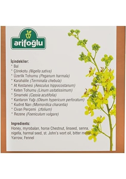 Arifoğlu Üzerlik Tohumlu Çörekotlu Macun 450 gr modelleri