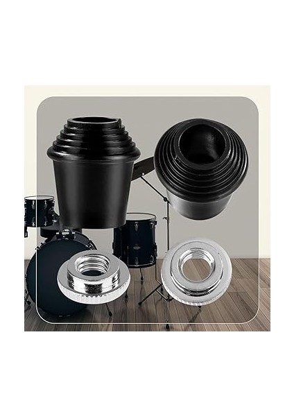 2 Paket Bas Düz Ayaklar, Bas Bacaklar Dişli Kauçuk Ayak Kilit Somunları ile Bas fiyatları