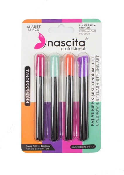 Nascita Kaş ve Kirpik Şekillendirme Seti 12LI