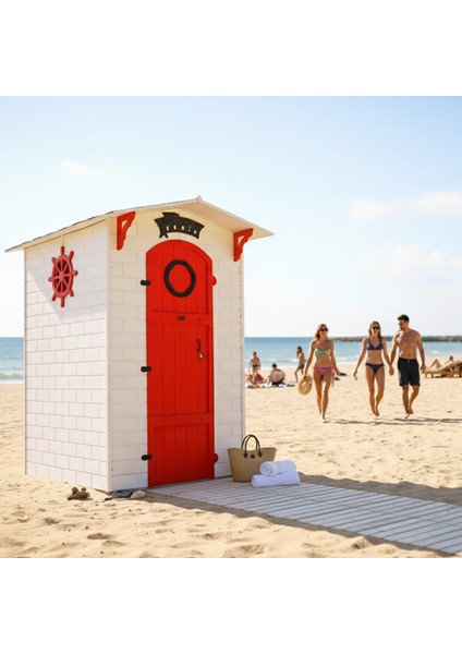 Ahşap Soyunma Kabini Xl Mavi fırsatları