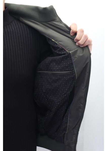 Fistan Store Erkek Hakim Yaka Spor Kesim Normal Kalıp Kolları Çelik Örgü Kışlık Mont fırsatları