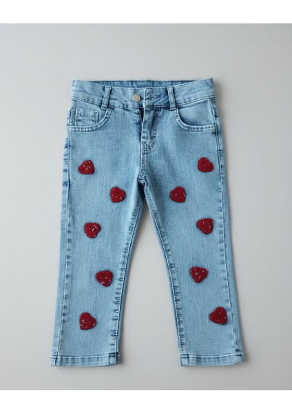 Kalp Desenli Yelekli Üçlü Takım Kız Çocuk modelleri