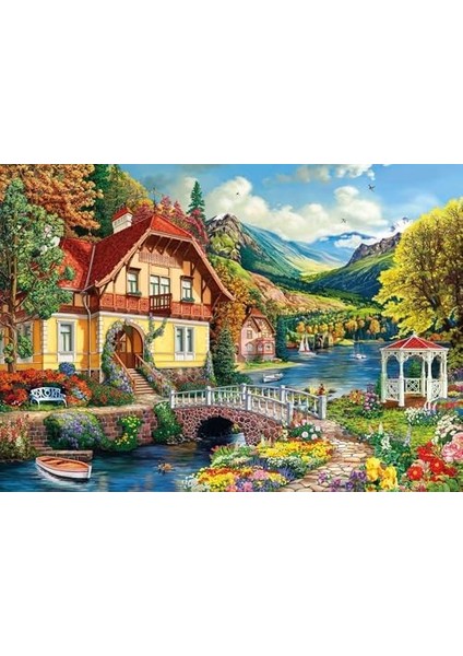 Games 3000 Parça Gölet Kenarındaki Ev Puzzle fiyatları