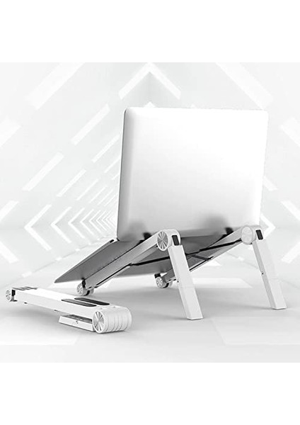 Laptop Tablet Bilgisayar iPad Yükseltici Katlanabilir Ayarlanabilir Hafif Beyaz modelleri