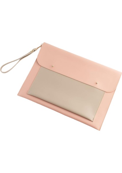 Lilith Krem Air Pro 13 13.3 14 Inç Laptop Kılıfı Evrak Çantası Portföy