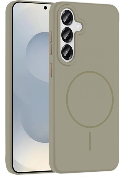 Samsung Galaxy S23 Fe Kılıf Jully Magsafe Kapak - Çöl Titanyum