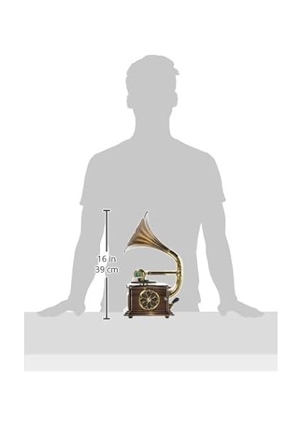 Gr-26 Nostaljik Mini Gramofon Fm Radyolu 33/45 Devir Pikap Plak Çalar - Bluetooth & USB fiyatları