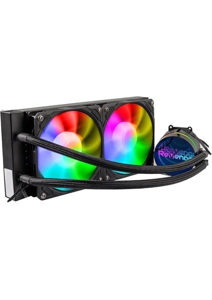 Revenge Nitro Cold 200 Intel ve Amd Destekli Rgb Fanlı Infinite Panel Cpu Işlemci 240MM Sıvı Soğutma Sistemi (Siyah) modelleri