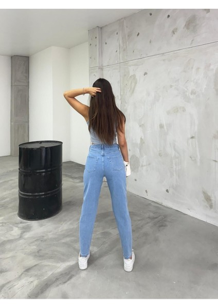 Macro Yüksek Bel Mam Jean Likralı Denim (New) fırsatları