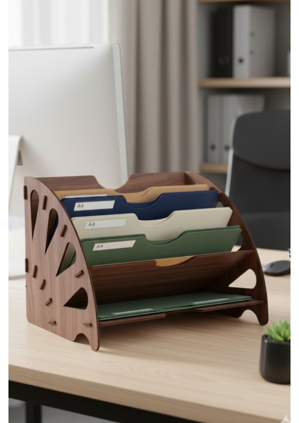 Sunrise Masaüstü Ahşap Dosyalık- Çok Amaçlı Organizer fiyatları