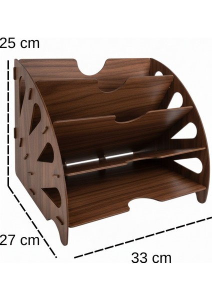 Sunrise Masaüstü Ahşap Dosyalık- Çok Amaçlı Organizer fırsatları