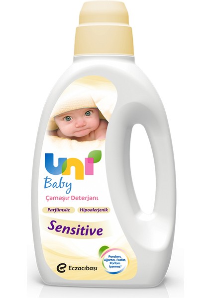 3 Adet Uni Baby Sıvı Çamaşır Deterjanı Sensitive 40 Yıkama 1500 ml fiyatları