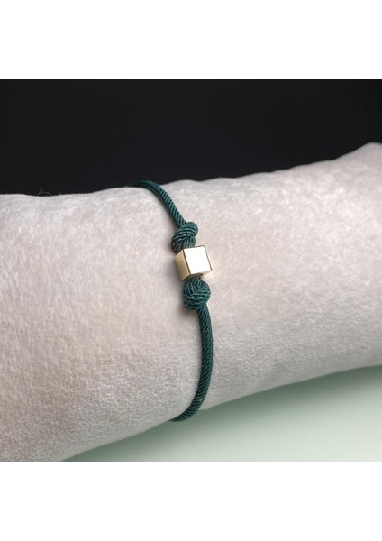 14 Aayar Altın Yeşil Ipli Küp Bileklik fırsatları