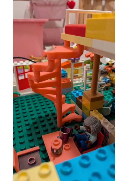 Yapı Blok Uyumlu Döner Merdiven | 3D Yazıcı Üretimi | Döner Merdiven fiyatları