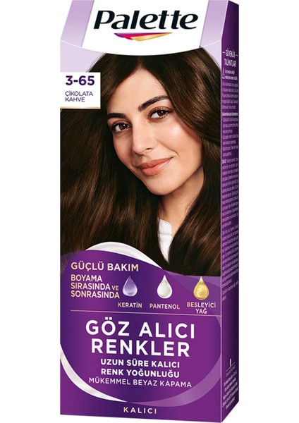 Icc 3-65 Çikolata Kahve Saç Boyası 2 Adet