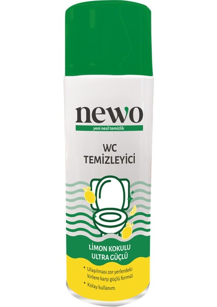Tuvalet Temizleyici Köpük Limon 500 ml 3 Adet