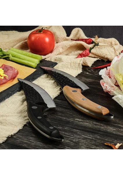 El Dövmesi Sırp Kasap Bıçağı (Gül Ağacı Saplı ) modelleri