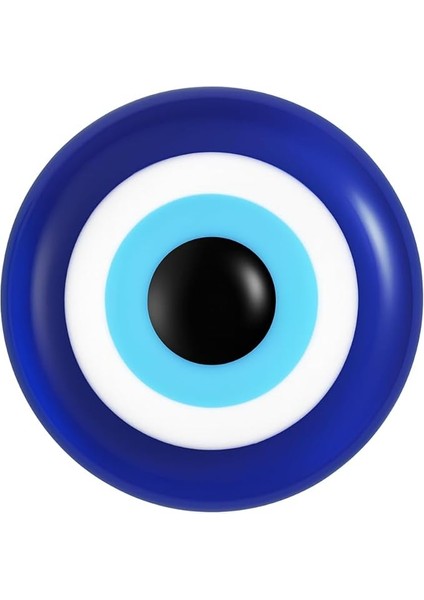 Boy Nazar Boncuğu – Düşük Kaliteli, Dayanıksız ve Yetersiz Performanslı Mini Nazar Boncuğu, Yuvarlak, Yapıştırmalık, 1-1,5 Cm, Lacivert-Beyaz-Mavi
