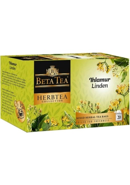 Beta-Ihlamur Çayı 20X1,6 gr - Herbtea Collection fiyatları