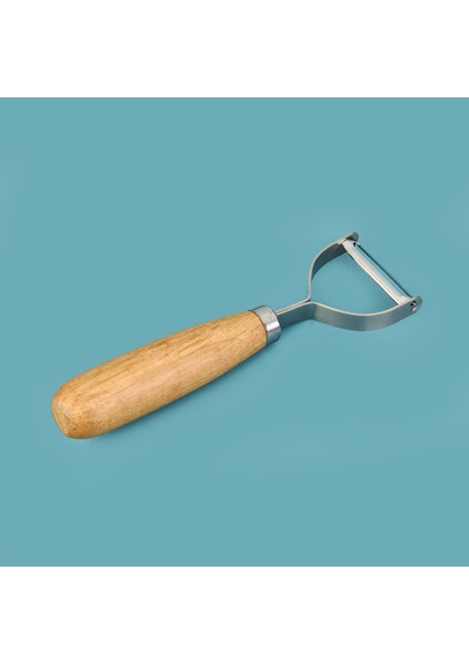 Akasya Kulplu Soyacak - Kahverengi - 15 cm