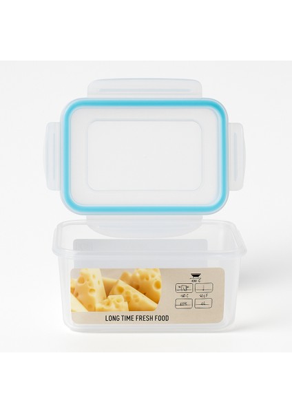 Klipsli Sızdırmaz Dikdörtgen Saklama Kabı - 800 ml fırsatları