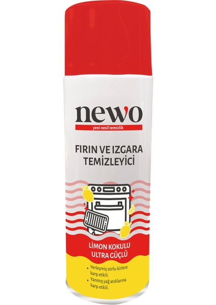 Fırın Izgara Temizleyici Köpük Limon 500 ml