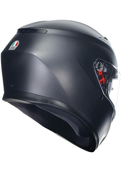 K3 Motosiklet Kaskı Mono Kapalı Kask Matt Black M modelleri