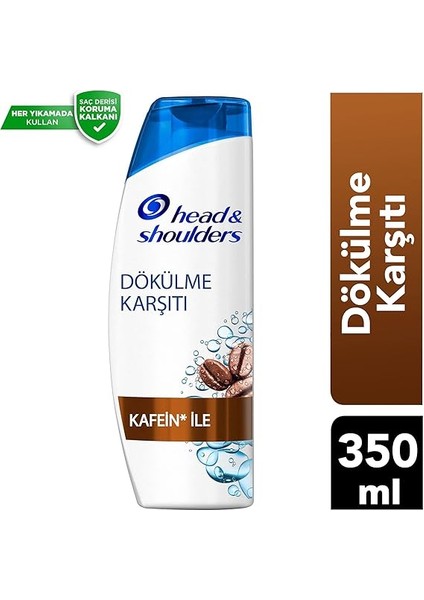 & Shoulders H&s Şampuan Saç Dökülme Karşıtı Kafein Etkili 350 ml fiyatları