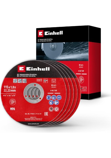 Kesici Disk 115X1,0 mm 5 Adet - 49711521