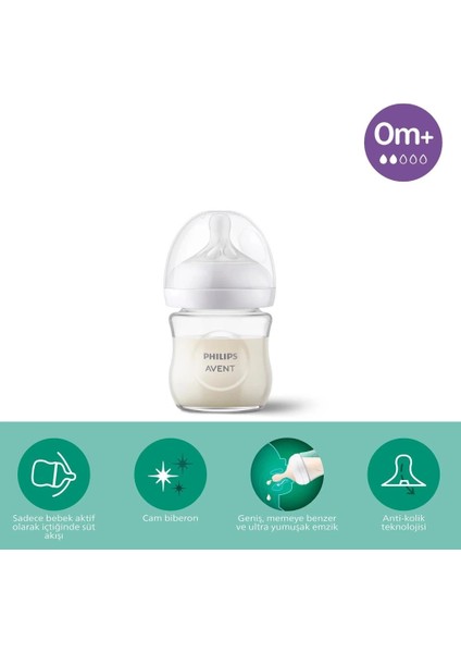 Bfs Philips Avent Doğal Tepkili Natural Response Cam Biberon 120 ml 0+ Ay