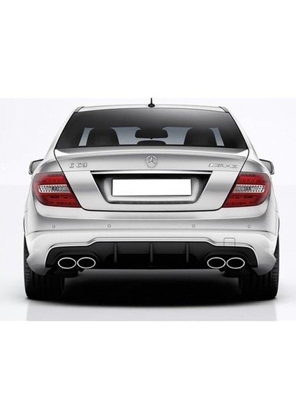 Mercedes W204 (C63-C180-C200-C250) 2012-2015 Difüzör Parlak Siyh
